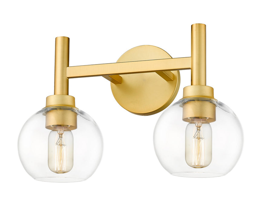 Z-Lite 7502-2V-BG Two Light Vanity, Brushed Gold