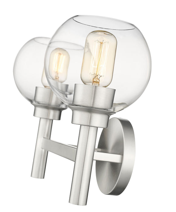 Z-Lite 7502-2V-BN Two Light Vanity, Brushed Nickel