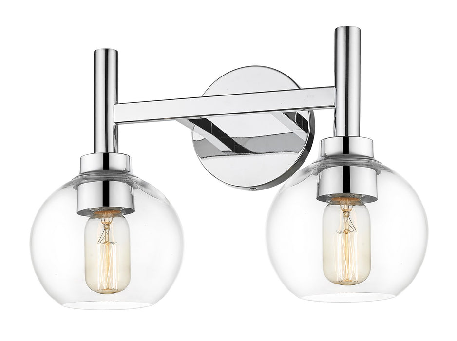 Z-Lite 7502-2V-CH Two Light Vanity, Chrome