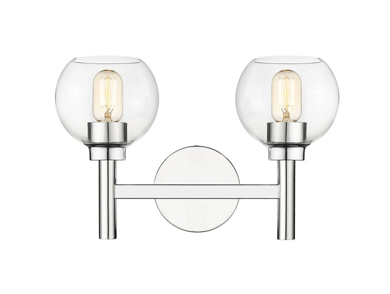 Z-Lite 7502-2V-CH Two Light Vanity, Chrome