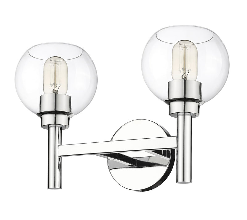 Z-Lite 7502-2V-CH Two Light Vanity, Chrome