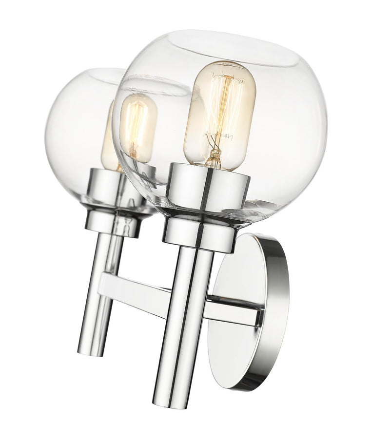 Z-Lite 7502-2V-CH Two Light Vanity, Chrome