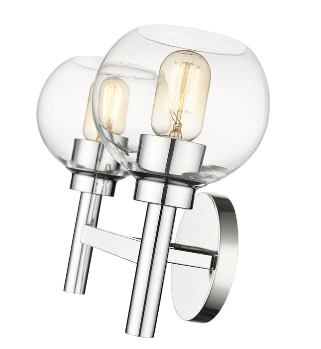 Z-Lite 7502-2V-CH Two Light Vanity, Chrome