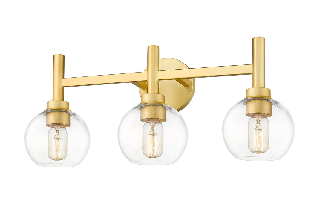 Z-Lite 7502-3V-BG Three Light Vanity, Brushed Gold