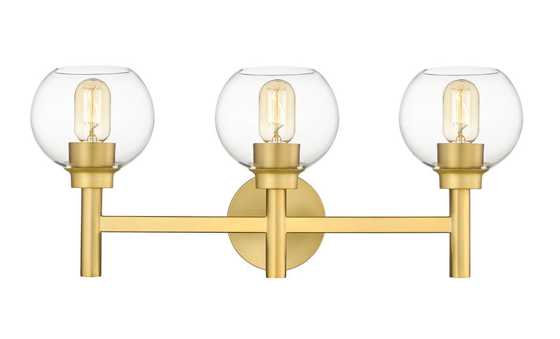 Z-Lite 7502-3V-BG Three Light Vanity, Brushed Gold