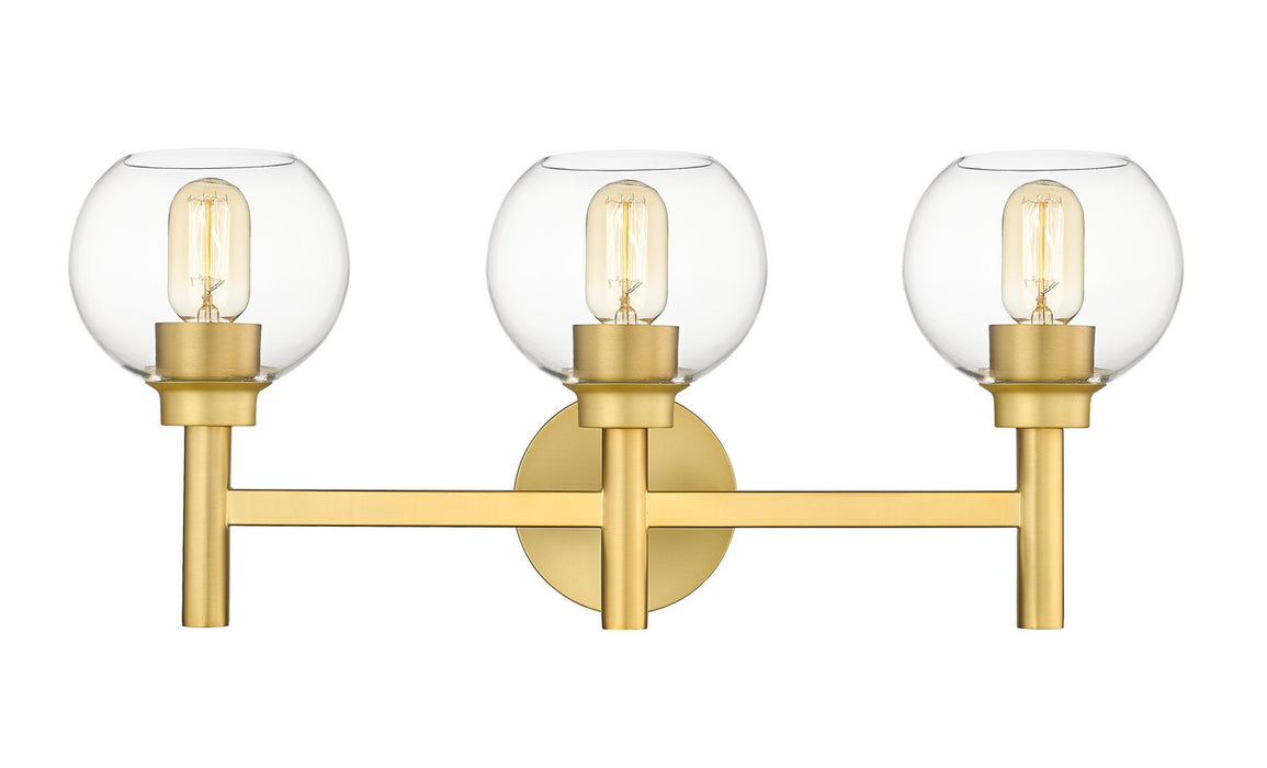 Z-Lite 7502-3V-BG Three Light Vanity, Brushed Gold