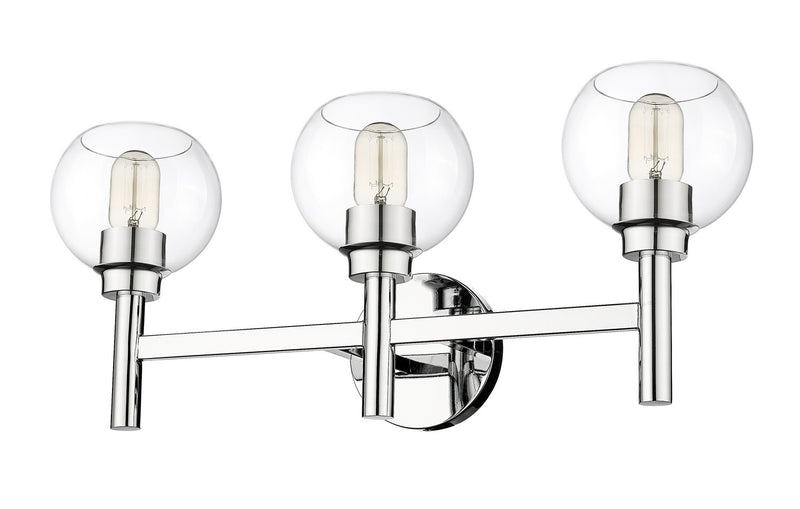 Z-Lite 7502-3V-CH Three Light Vanity, Chrome