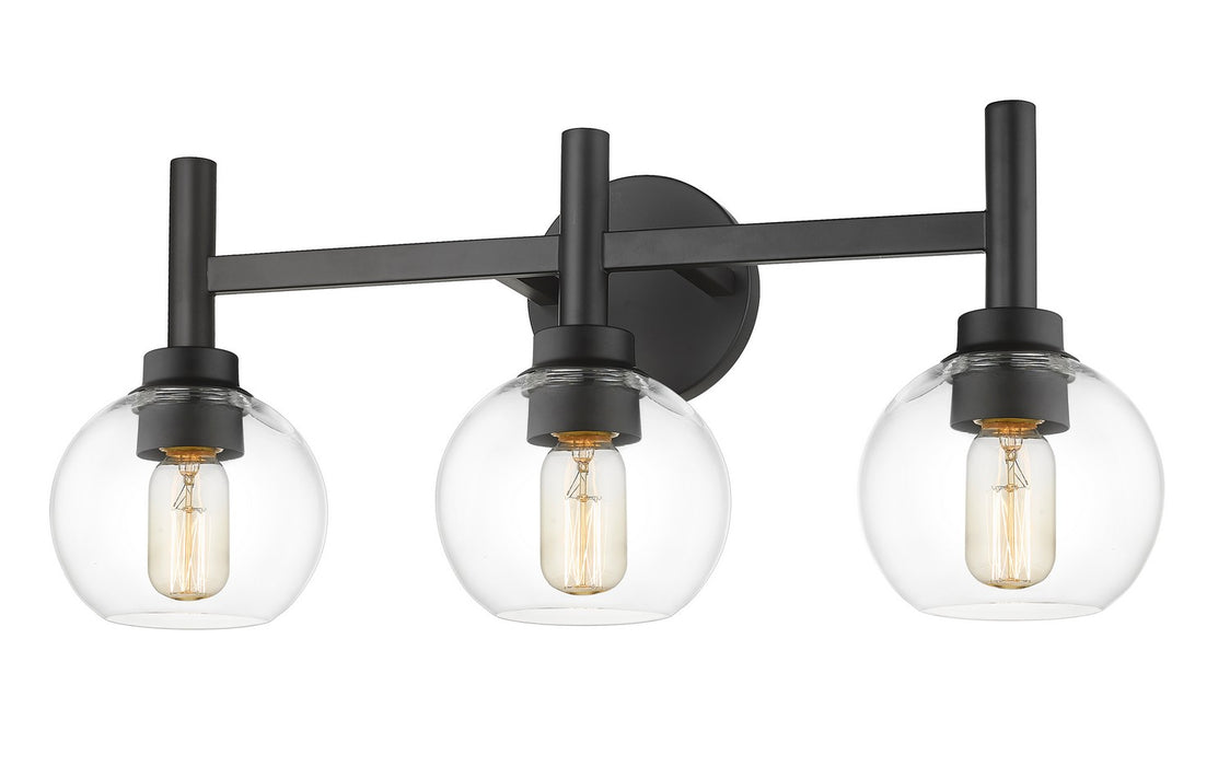 Z-Lite 7502-3V-MB Three Light Vanity, Matte Black