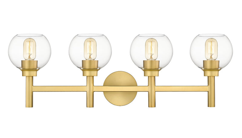 Z-Lite 7502-4V-BG Four Light Vanity, Brushed Gold