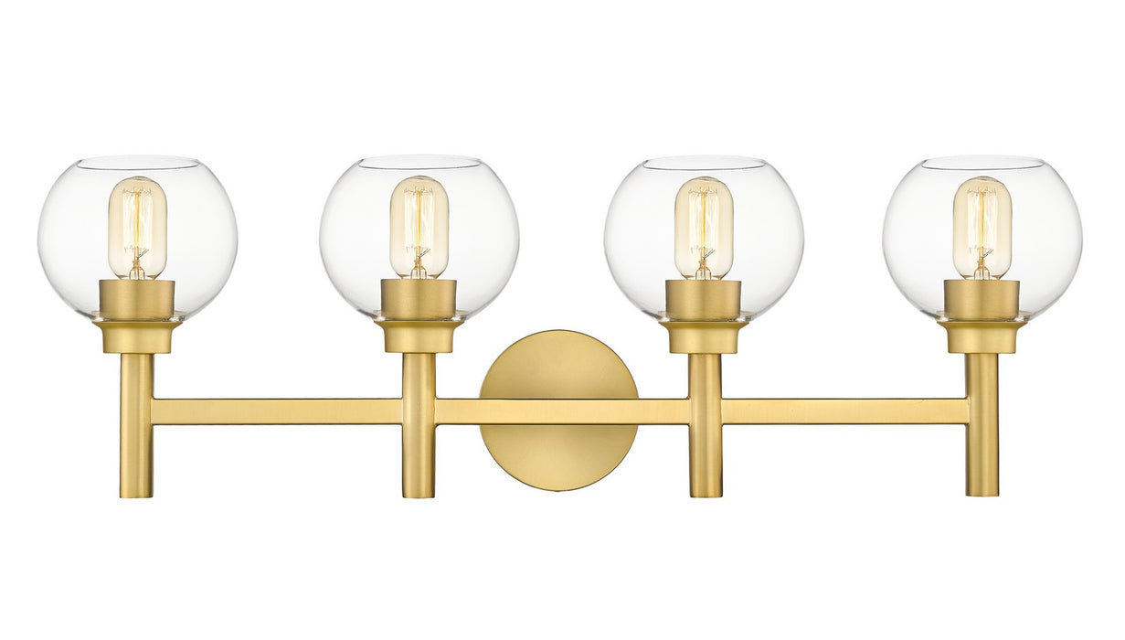 Z-Lite 7502-4V-BG Four Light Vanity, Brushed Gold