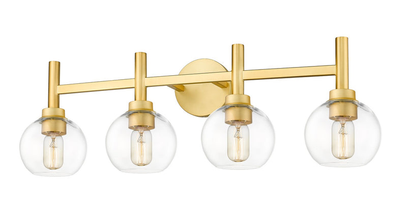 Z-Lite 7502-4V-BG Four Light Vanity, Brushed Gold