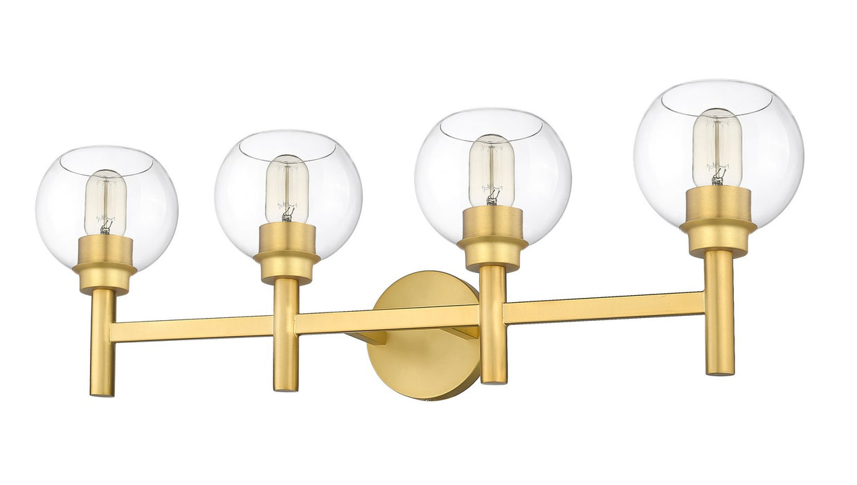 Z-Lite 7502-4V-BG Four Light Vanity, Brushed Gold