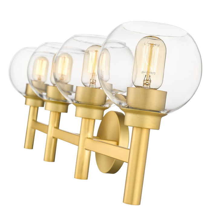 Z-Lite 7502-4V-BG Four Light Vanity, Brushed Gold