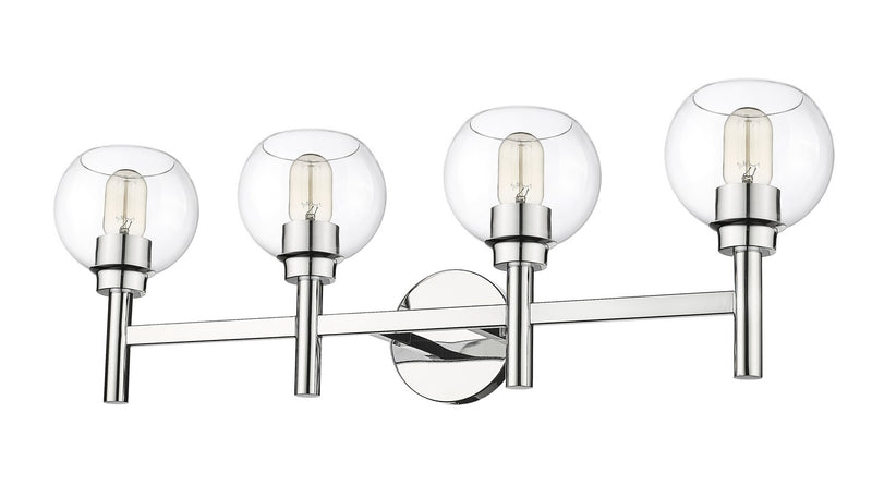 Z-Lite 7502-4V-CH Four Light Vanity, Chrome