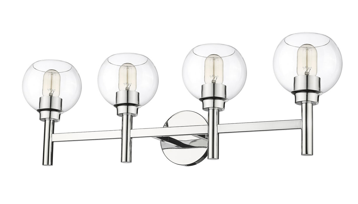 Z-Lite 7502-4V-CH Four Light Vanity, Chrome