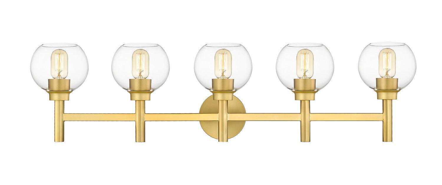 Z-Lite 7502-5V-BG Five Light Vanity, Brushed Gold