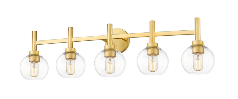 Z-Lite 7502-5V-BG Five Light Vanity, Brushed Gold