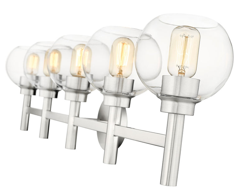 Z-Lite 7502-5V-BN Five Light Vanity, Brushed Nickel