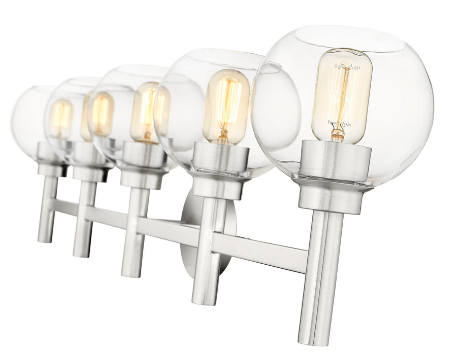 Z-Lite 7502-5V-BN Five Light Vanity, Brushed Nickel