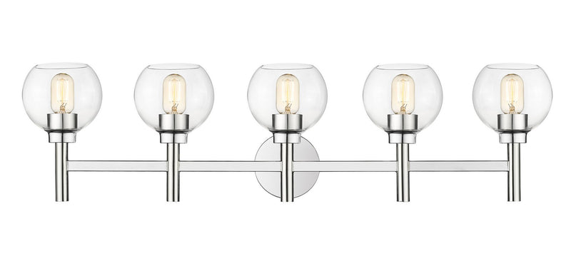 Z-Lite 7502-5V-CH Five Light Vanity, Chrome