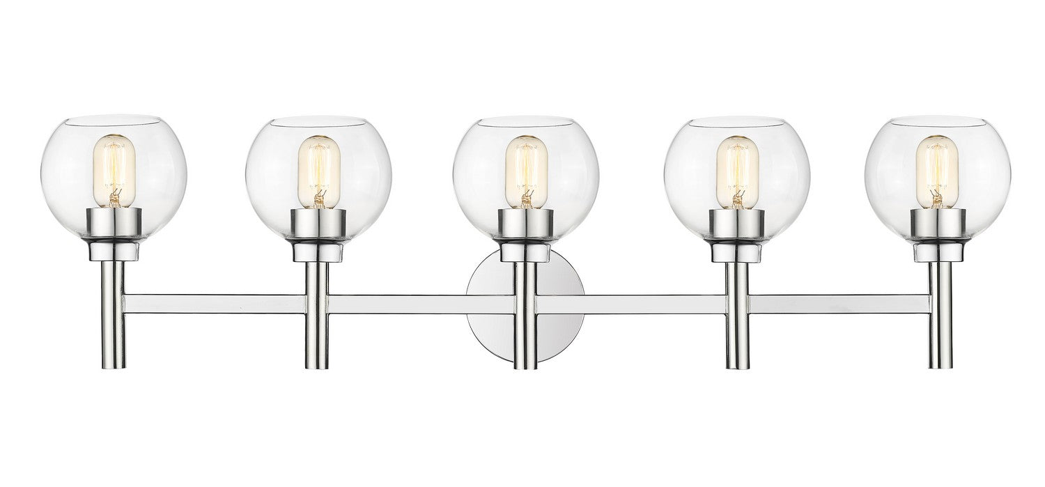 Z-Lite 7502-5V-CH Five Light Vanity, Chrome