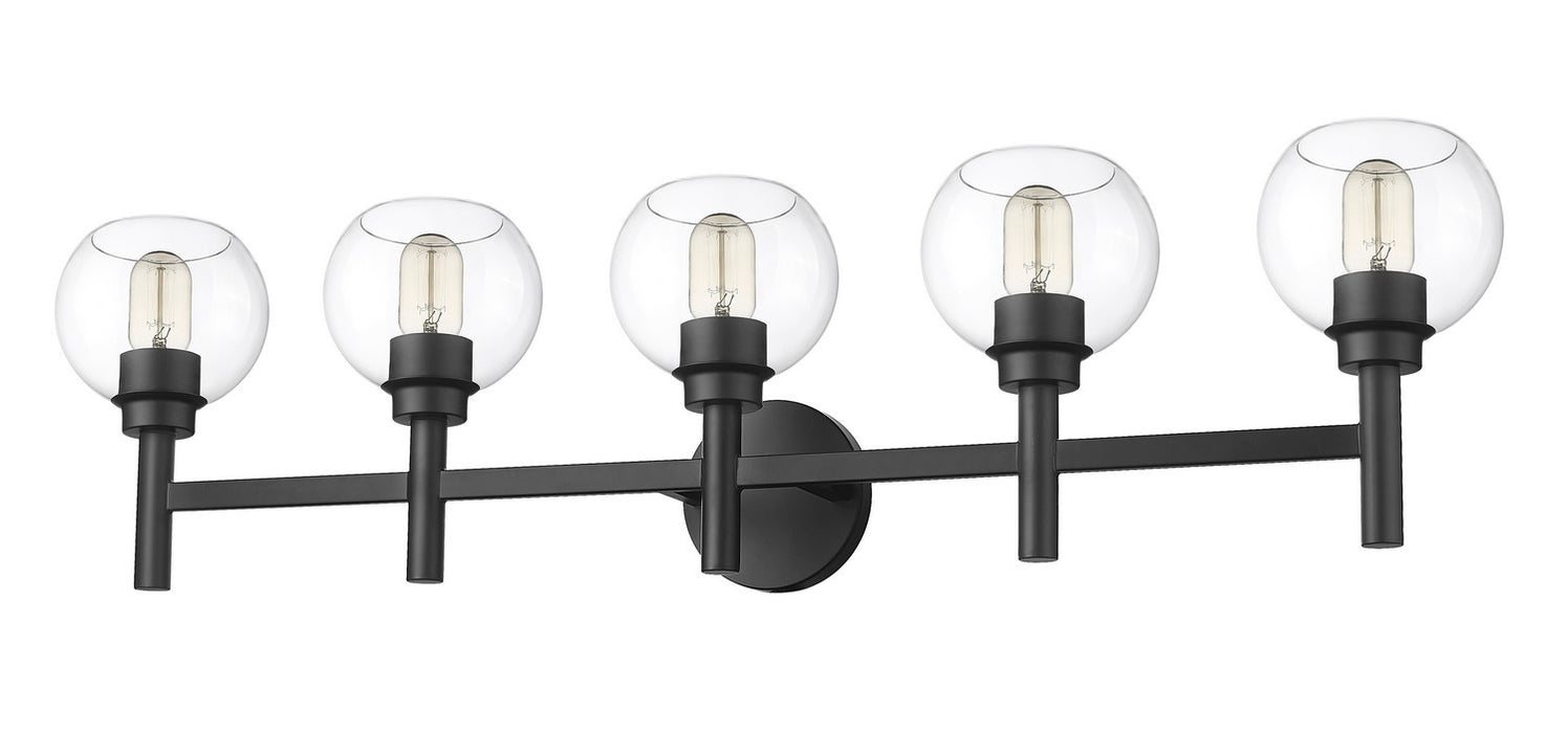 Z-Lite 7502-5V-MB Five Light Vanity, Matte Black