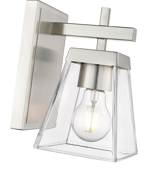 Z-Lite 819-1S-BN One Light Wall Sconce, Brushed Nickel