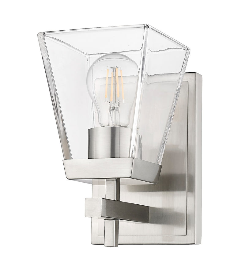 Z-Lite 819-1S-BN One Light Wall Sconce, Brushed Nickel