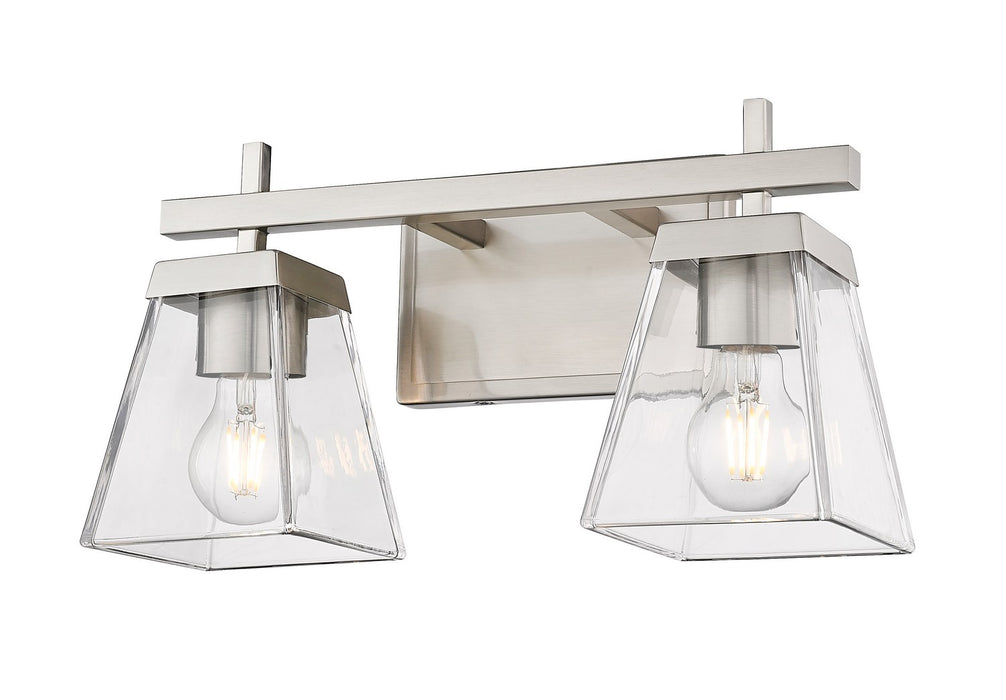 Z-Lite 819-2V-BN Two Light Vanity, Brushed Nickel