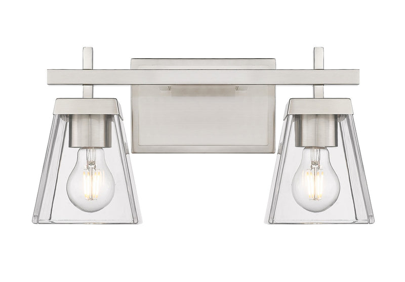 Z-Lite 819-2V-BN Two Light Vanity, Brushed Nickel