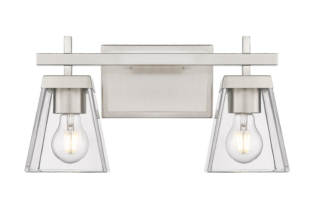 Z-Lite 819-2V-BN Two Light Vanity, Brushed Nickel