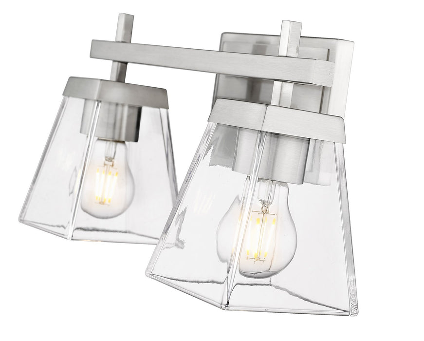 Z-Lite 819-2V-BN Two Light Vanity, Brushed Nickel