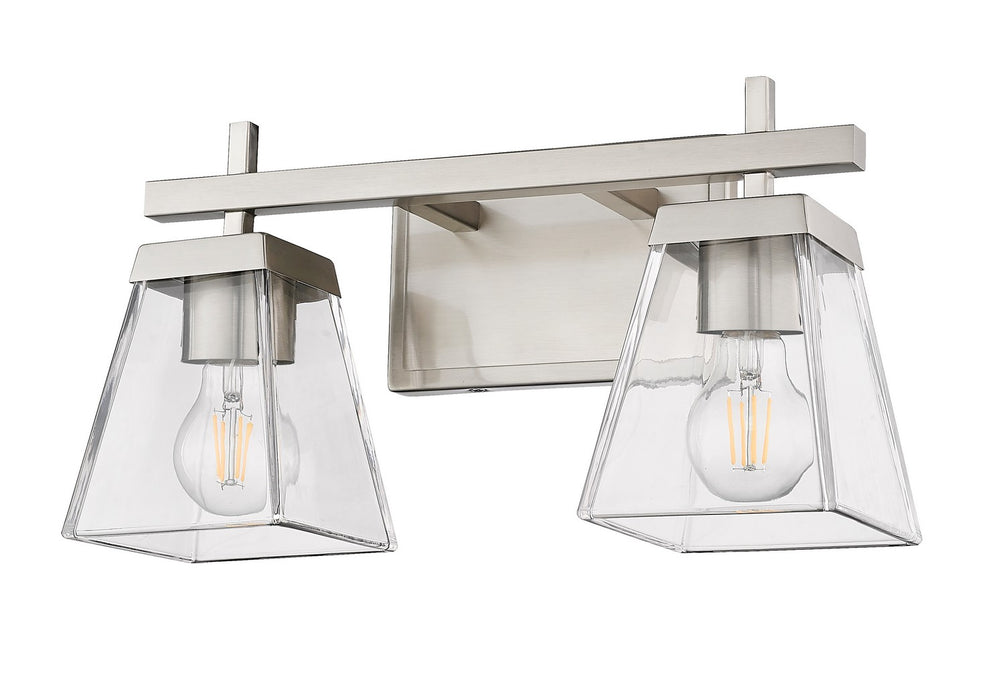 Z-Lite 819-2V-BN Two Light Vanity, Brushed Nickel