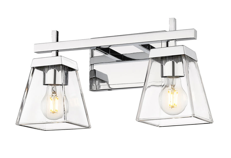 Z-Lite 819-2V-CH Two Light Vanity, Chrome