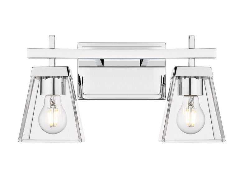 Z-Lite 819-2V-CH Two Light Vanity, Chrome