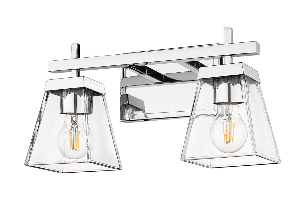 Z-Lite 819-2V-CH Two Light Vanity, Chrome