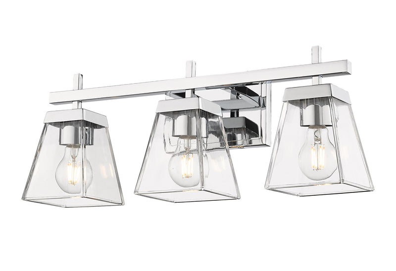 Z-Lite 819-3V-CH Three Light Vanity, Chrome