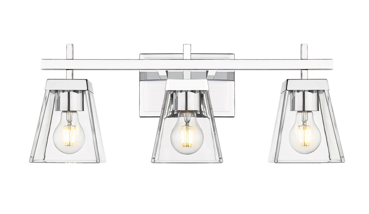 Z-Lite 819-3V-CH Three Light Vanity, Chrome