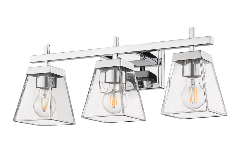 Z-Lite 819-3V-CH Three Light Vanity, Chrome