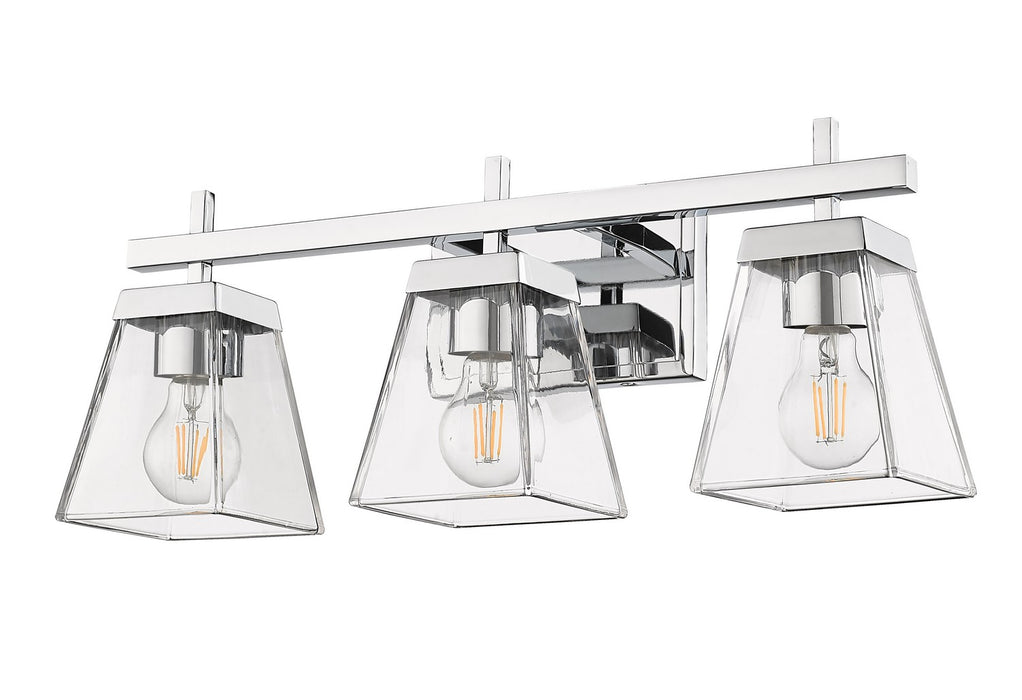 Z-Lite 819-3V-CH Three Light Vanity, Chrome