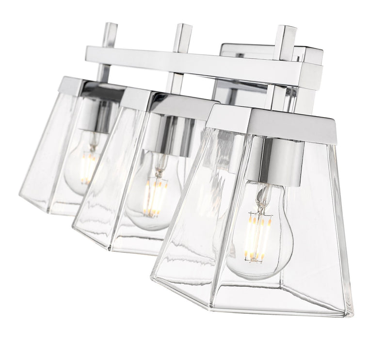 Z-Lite 819-3V-CH Three Light Vanity, Chrome