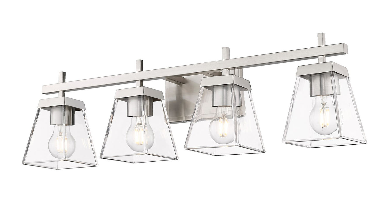 Z-Lite 819-4V-BN Four Light Vanity, Brushed Nickel