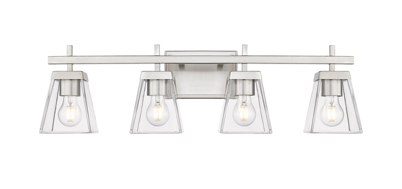 Z-Lite 819-4V-BN Four Light Vanity, Brushed Nickel