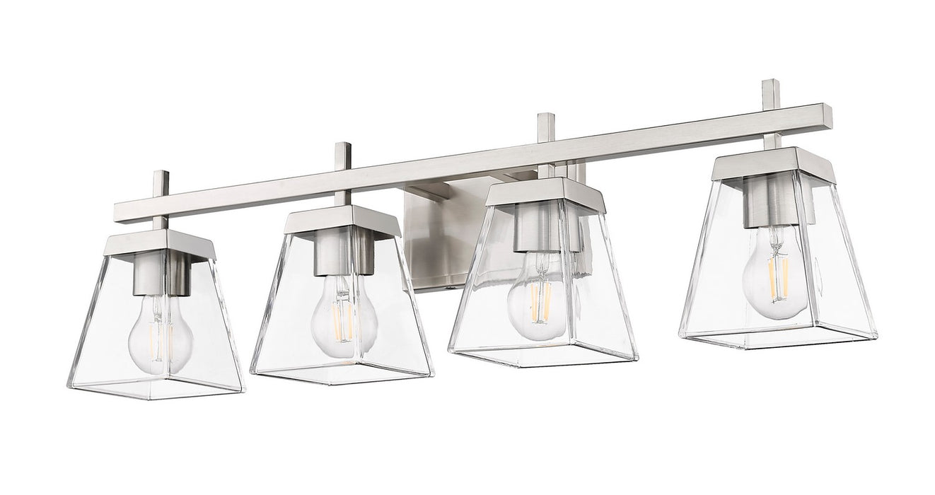Z-Lite 819-4V-BN Four Light Vanity, Brushed Nickel