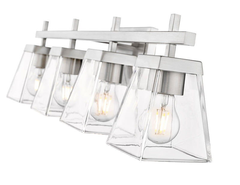 Z-Lite 819-4V-BN Four Light Vanity, Brushed Nickel