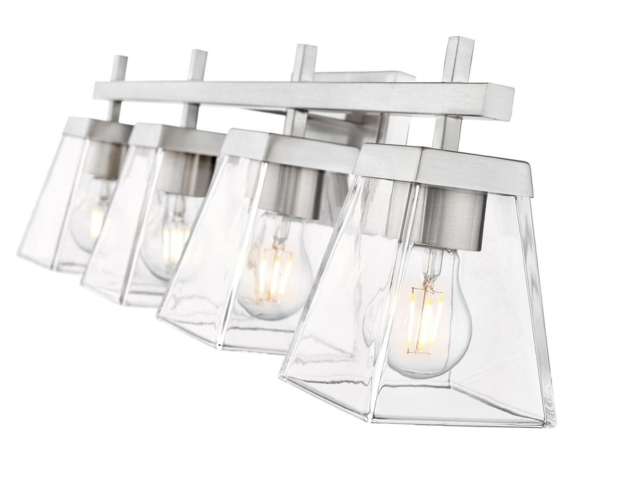 Z-Lite 819-4V-BN Four Light Vanity, Brushed Nickel