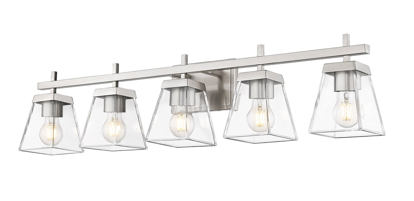 Z-Lite 819-5V-BN Five Light Vanity, Brushed Nickel