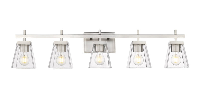 Z-Lite 819-5V-BN Five Light Vanity, Brushed Nickel