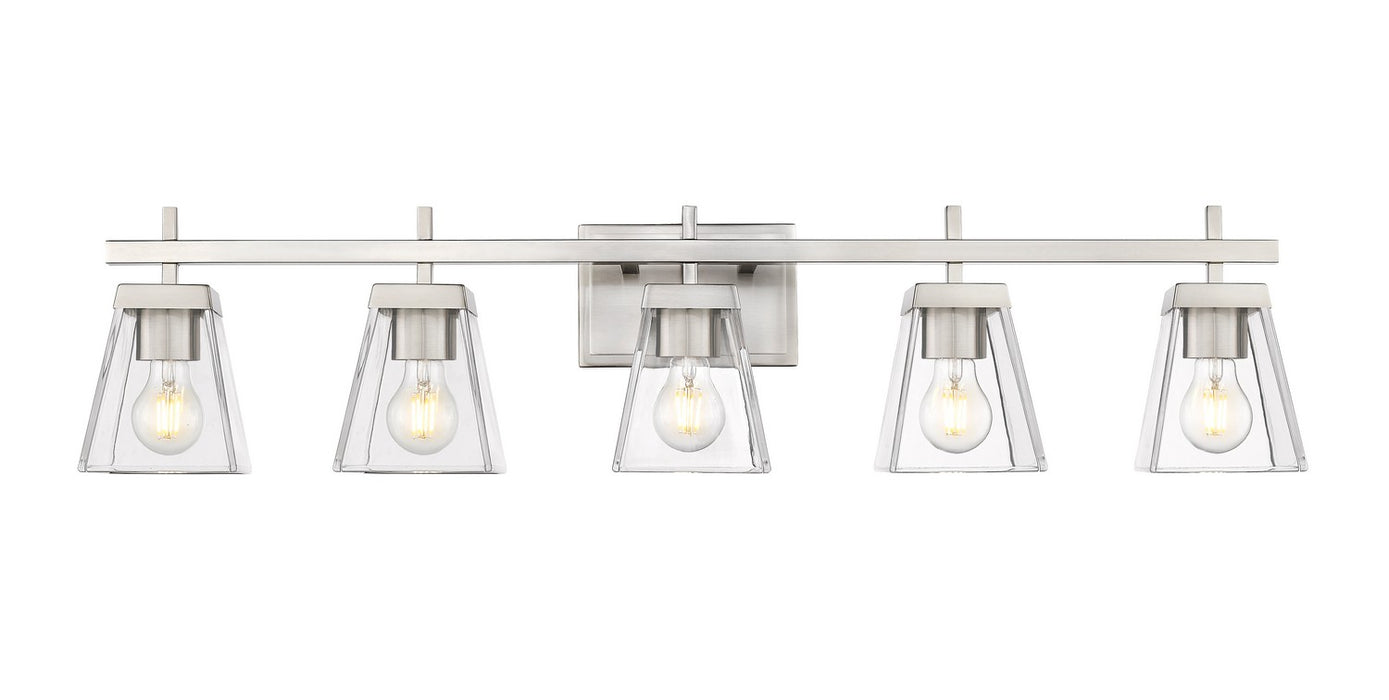 Z-Lite 819-5V-BN Five Light Vanity, Brushed Nickel