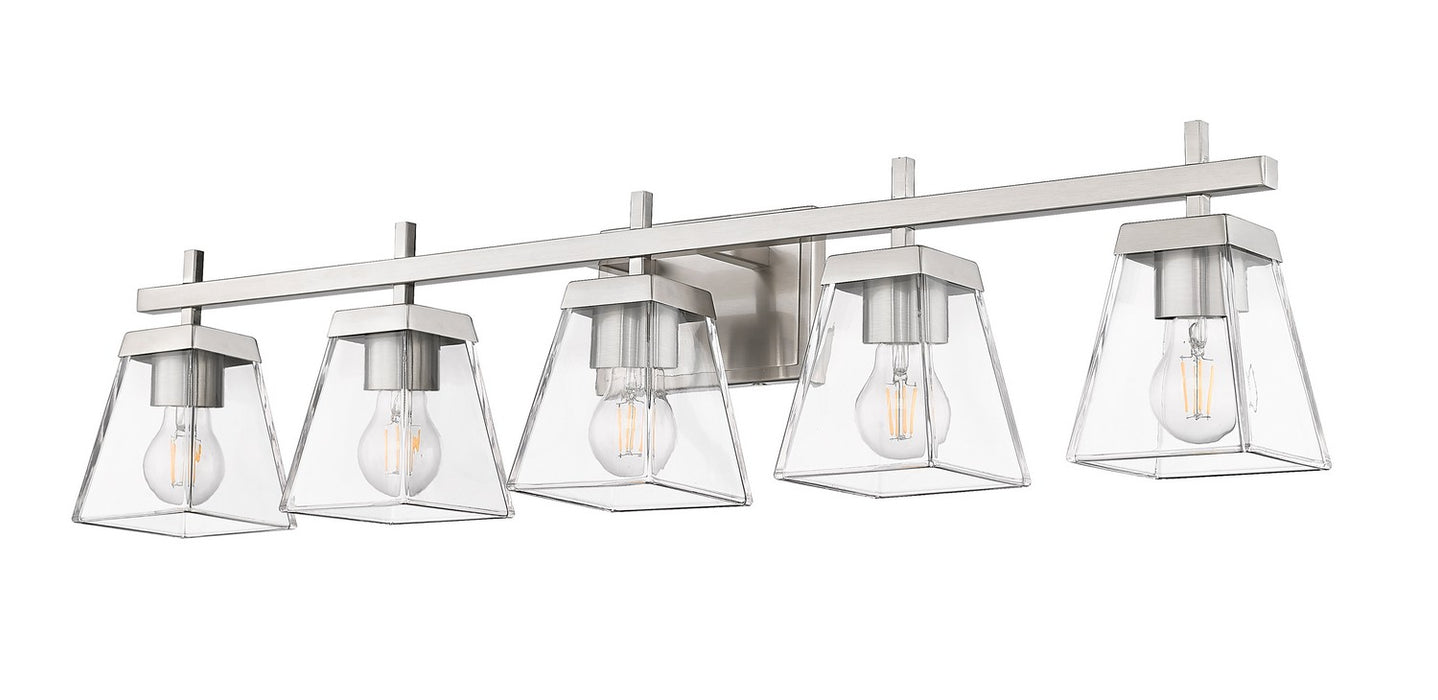 Z-Lite 819-5V-BN Five Light Vanity, Brushed Nickel